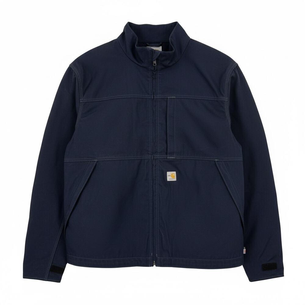 Carhartt FR Full Swing Quick Duck Jacket Mens Sz 2XL Tall CAT 2 OJ2179-FRM Blue
